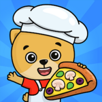 kids cooking games android application logo